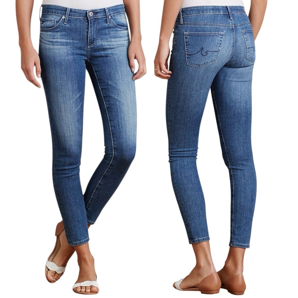AG Jeans The Legging Ankle Mid Wash Size 30 Reg Skinny Stretch Denim